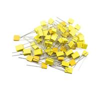 Circuiti di controllo 20 pz Polipropilene Pellicola di di Sicurezza 100 V 1nF ~ 470nF 100nf 220nf 10nf 47nf 22nf 1nf 0.47uf 0.1uf 330nf Condensatore di Correzione) (Size : 2.2NF (222))