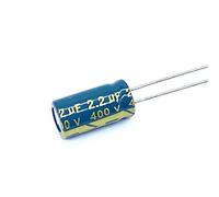 Circuiti di controllo 50pcs 2.2UF 400V 2.2UF Condensatore elettrolitico in alluminio Size6 * 12mm