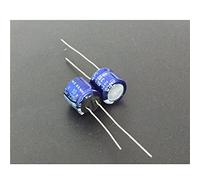 Circuiti di controllo 50pcs 220uF 10V blu 8x7mm 10V220uF condensatore audio a basso profilo