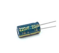 Circuiti di controllo Condensatore elettrolitico in alluminio 20pcs 220uf16V Size6 * 12mm 16V 220uf
