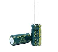 Circuiti di controllo Condensatore elettrolitico in alluminio ad alta frequenza a bassa resistenza da 10 pezzi 6.3v3300uf 3300uf6.3v Volume: 10X20