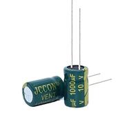 Circuiti di controllo Condensatore elettrolitico in alluminio ad alta frequenza a bassa resistenza da 20 pezzi 10V1000uf 1000uf10v Volume: 8x12