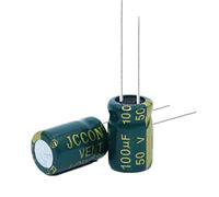 Circuiti di controllo Condensatore elettrolitico in alluminio ad alta frequenza a bassa resistenza da 20 pezzi 50v100UF 100uf50v Volume: 8x12