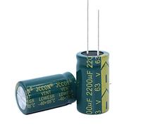 Circuiti di controllo Condensatore elettrolitico in alluminio ad alta frequenza a bassa resistenza da 2 pezzi 63V2200UF 2200uf63v Volume: 18x30