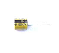 Circuiti di controllo Condensatore elettrolitico in alluminio al piombo da 10 pezzi 1mF25V radiale 12,5x14mm