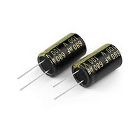 Circuiti di controllo Condensatore elettrolitico in alluminio da 10 pezzi 100V680UF 18x30mm Capacità condensatori ad alta frequenza bassa ESR a bassa resistenza