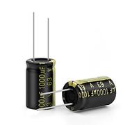Circuiti di controllo Condensatore elettrolitico in alluminio da 10 pezzi 63V1000UF 16x25mm Condensatori a bassa resistenza ad alta frequenza e bassa ESR 1000UF