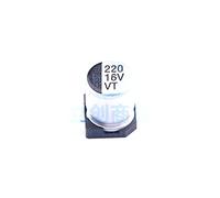 Circuiti di controllo Condensatore elettrolitico in alluminio SMD da 10 pezzi 220uF 16V SMD, 6.3x7.7mm