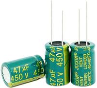 Circuiti di controllo Condensatore kit 50 pz ~ 500 pz/lotto 47UF 450 V 450 V 47 UF Condensatore Elettrolitico di Cristallo ad alta Frequenza 16mm X25mm condensatori (Size : 500PCS)