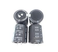 Circuiti di controllo Condensatori 2 PZ/10 PZ 390uf 420v 35x40mm 420V390uF Condensatore PSU Snap-in (Size : One Size)