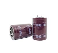Circuiti di controllo Condensatori Condensatori elettrolitici in alluminio da 5 pezzi, 50v 80v 63V 100V 10000uf Tolleranza DIP radiale 20% (Size : 80V10000uf 35X50MM)