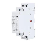 Circuiti di controllo Contattore 1pcs ct1-25 2p 25a 220V/230V 50/60Hz Din Rail Contattori modulari CA for uso domestico 2no 2nc o 1no 1nc Impianto elettrico industriale (Size : 25a 2no)