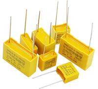 Circuiti di controllo Kit condensatore 10PCS 1UF 0.68UF 0.33UF 0.22UF 0.1UF 0.47UF 0.01UF 275V 104 Condensatori condensatore (Size : 0.1UF 104K P15MM)