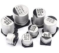 Circuiti di controllo Kit condensatore 20 pezzi Condensatori elettrolitici in alluminio 6.3V 10V 16V 25V 35V 50V 100V 10UF 22UF 33UF 47UF 100UF 220UF 330UF 470UF 6.3x5.4 6.3 * 7.7mm condensatori (Siz