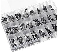 Circuiti di controllo Kit condensatore 500 Pz/lotto DIY 0.1UF-1000UF 24 Valori Condensatori elettrolitici in alluminio Condensatore elettrolitico misto 16-50V Kit assortito Set condensatori box