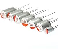 Circuiti di controllo Kit condensatore Condensatore solido polimerico 6.3V 10V 16V 25V 35V 50V 100V 4.7uF 10uF 22uF 33uF 47uF 68uF 100uF 220uF 270uF 330uF 470uF 1000uF 2200uF condensatori 5V 10 (Size