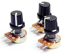 Circuiti di controllo Potenziometro 5 pz/lotto WH148 con manopole Potenziometro 10K 15mm Potenziometro lineare Regolazione del volume Set di resistenze
