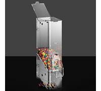 Circuito AUT AUT Silos per caffè e granaglie erogatore dispenser rettangolare in metacrilato trasparente disponibile in 2 misure (Rettangolare (PICCOLO))