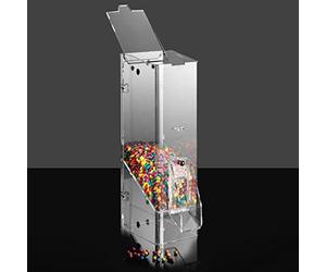 Circuito AUT AUT Silos per caffè e granaglie erogatore dispenser rettangolare in metacrilato trasparente disponibile in 2 misure (Rettangolare (PICCOLO))