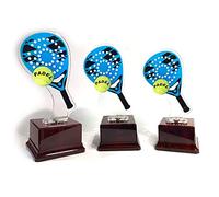 Circuito AUT AUT Trofeo Padel Personalizzato Coppa in Acrilico in 3 Dimensioni con Targa in Alluminio Premio Elegante per Tornei Sportivi Primo Secondo Terzo Posto classificato