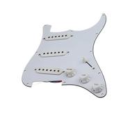 Circuito Bianco Per Accessori Per Chitarra Elettrica 3 Battipenna Precablato Caricato A Bobina Singola SSS Semplice Per Le Parti(3/4)