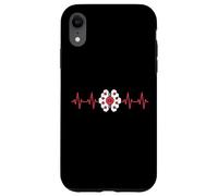 Circuito del computer Digitale Cervello Battito cardiaco AI EKG Linea di impulso Custodia per iPhone XR