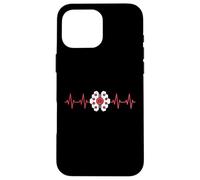 Circuito del computer Digitale Cervello Battito cardiaco AI EKG Linea di impulso Custodia per iPhone 16 Pro Max