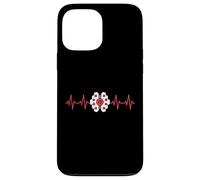 Circuito del computer Digitale Cervello Battito cardiaco AI EKG Linea di impulso Custodia per iPhone 13 Pro Max
