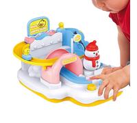 Circuito di auto da corsa per bambini | Giocattolo educativo per auto per Natale, giocattolo per veicoli per abilità motorie, per ragazzi e ragazze, apprendimento, Natale e