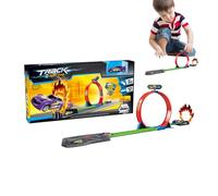 Circuito Di Auto Giocattolo - Set Di Circuito per | Giocattolo Di Ritrazione Facile Da Costruire per Viaggi Scuole Nursery E Giardini D