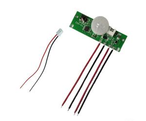 circuito di illuminazione controllato solare 3.7V con il sensore infrarosso passivo per sicurezza all'aperto e le luci del giardino
