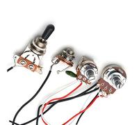 Circuito Elettronico Per Chitarra Elettrica 1 Volume 1 Tono Interruttore A Tre Posizioni Grande Potenziometro Con Funzione A Basso Rumore(Chrome)