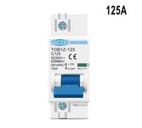 Circuito Interruttore Dc MCB 100A 80A Elettrico Equipment for Curva C Batteria