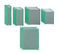 Circuito PCB Prototipazione Per Elettronica Hobbyists 36Unit 5Sizes Materiali In Fibra di Vetro Per Circuiti Discreti Analogico Doppio Lato
