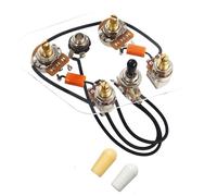 Circuito per chitarra con interruttori push pull che facilitano il passaggio del suono tra le configurazioni del pickup Controllo del tono texture
