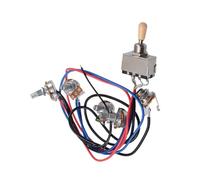 Circuito Per Chitarra Elettrica Con Potenziometro 2T2V E Cablaggio Cablaggi Per Chitarra(Yellow cap)
