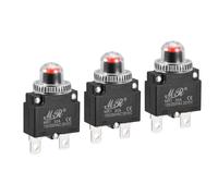 Circuito Sovraccarico Protettore 30A AC125/250V DC32V Premi Pulsante 3pz