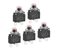 Circuito Sovraccarico Protettore 5A AC125/250V DC32V Premi Pulsante 5pz