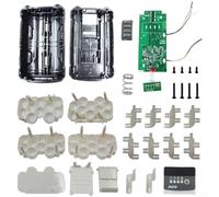 Circuito stampato PCB da 40 V al litio compatibile con strumento OP4040 OP4026A, guscio di ricambio in ABS verde con protezione da sovraccarico per ricostruzione di utensili elettrici fai da te (B)