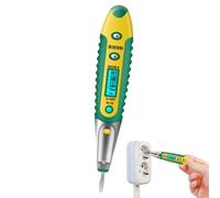 Circuito Tester Pen, Voltage Tester with Light, Live Wire Determination Tester, AC DC Voltage Tester, Electrical Circuit Tester, Voltage Pen for 12-250V, Live Wire Detection Tool, Auxiliary Light
