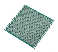 Circuito Verde 10 X 10 Cm Fr4 Materiale Con Tamponi Placcati Stagno Per Prototipazione Elettronica E FAI DA TE Saldatura Compiti Set Di 10