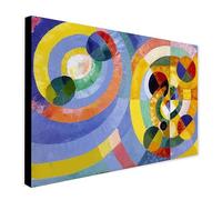 Circular Forms - Stampa artistica da parete su tela incorniciata di Robert Delaunay, formato A2, 61 x 41 cm