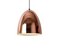 Circular Industrial Hanging Light Rose Gold Chandelier Kitchen Island Decoration Suspensiom Lamp Semi-recessed Mounting LED 1-Light Pendant Lights for Restaurant Living Room Bar