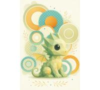 Circular References Dragon || Lined Notebook, 6x9, 120 Pages: For note-taking, journaling, or tracing the loops of your imagination