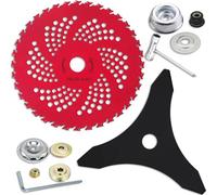 Circular Saw Blade For Weed Trimmers, 9" X 36 Teeth Carbide Tip Brush Blades, for Trimmers Gardening Lawn Mower Grass (Set A)