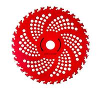 Circular Saw Blade for Weed Trimmers, Steel Wire Grass Trimmer Head, for Weed Trimmers, Weed Brush Cutter Trimmer Head Electric Weedblades, Gas Weedeater, 9" X 36 Teeth (Red*1)