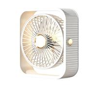 Circulating Fan - 7.2 Inch | Portable Turbine Table Fan Quiet Light Up Air
