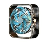 Circulating Fan - 7.2 Inch | Portable Turbine Table Fan Quiet Light Up Air