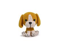 CIRCULO Amigurumi, kit per uncinetto per cani e gatti per intermedio con semplici istruzioni (lingua italiana non garantita), tutto incluso, set con filato Amigurumi di alta qualità, Beagle
