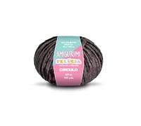 Circulo - Amigurumi Pelucia Filato di ciniglia velluto speciale per amigurumi e coperte, 139 m, pettinato (8990 - nero)